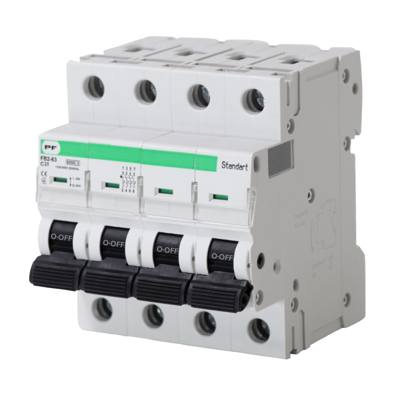 Автоматичний вимикач FB2-63 4P C 20A 6kA STANDART