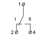 Перемикач навантаження FSD2 1P 50A 1-0-2