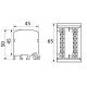 Шина нульова в корпусі BTF207 2P 125A 2x7 690V