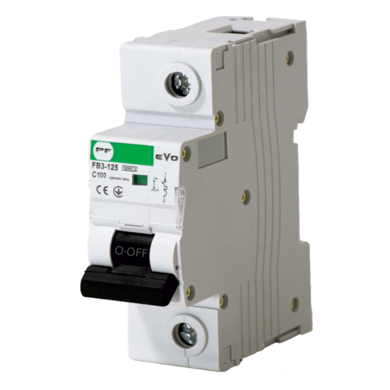 Автоматичний вимикач FB3-125 1P C 100A 15kA EVO