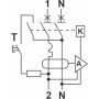 Автомат захисного відключення FAP1-AC "C" 10А/0,03A 2P 6кА