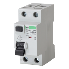 Реле захисного відключення FPR-AC 63А/0,03A 2P АС 10kA