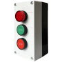 Тримісний пост керування FP5-BOX3W34 з кнопками «START/STOP» та індикатором 230V