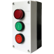 Тримісний пост керування FP5-BOX3W12 з кнопками «I-START/0-STOP» та індикатором 230V