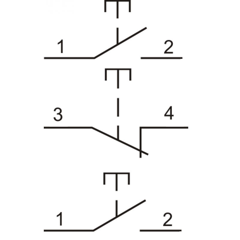 Тримісний пост керування FP5-BOX3W89 з кнопками Вгору-Stop-Вниз