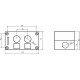 Корпус BOXP2-2 IP54