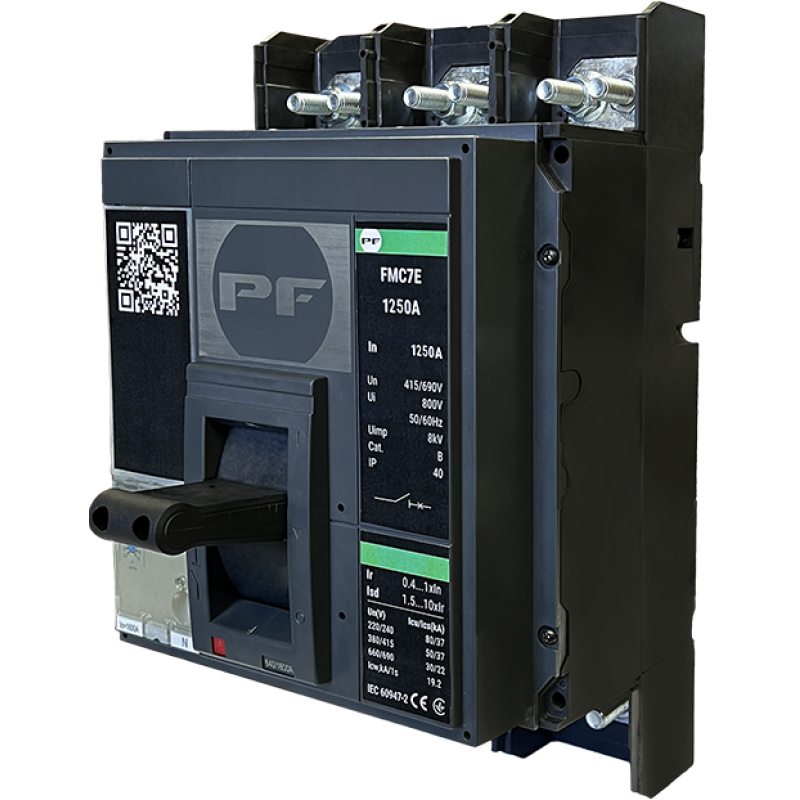 Автоматичний вимикач з електронним розчеплювачем FMC7E 3P 1250A 80kA