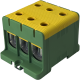 Клема FT1150G 3P,Cu:35-150 / Al:35-150 35-150мм2, жовто-зелена
