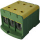 Клема FT1240G 3P,Cu:35-240 / Al:35-240 35-150мм2, жовто-зелена
