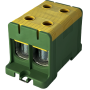 Клема FT1150G 2P,Cu:35-150 / Al:35-150 35-150мм2, жовто-зелена