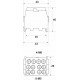 Клемний блок FJ-25/16.2BL 100A чорний