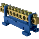 Шина нульова SPF610B 10 6x9мм2 (синя)