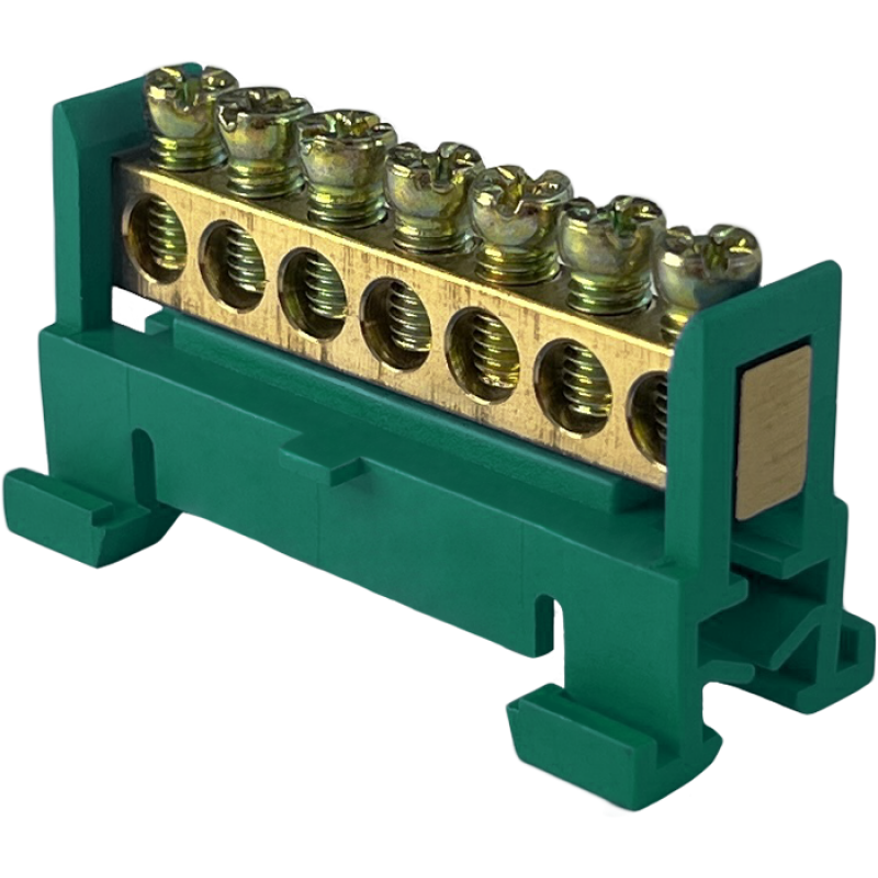 Шина заземлення SGF607G 7 6x9мм2 (зелена)