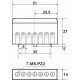 Клема кінцева ізольована FMD807GN 7 6x9мм2 (зелена)