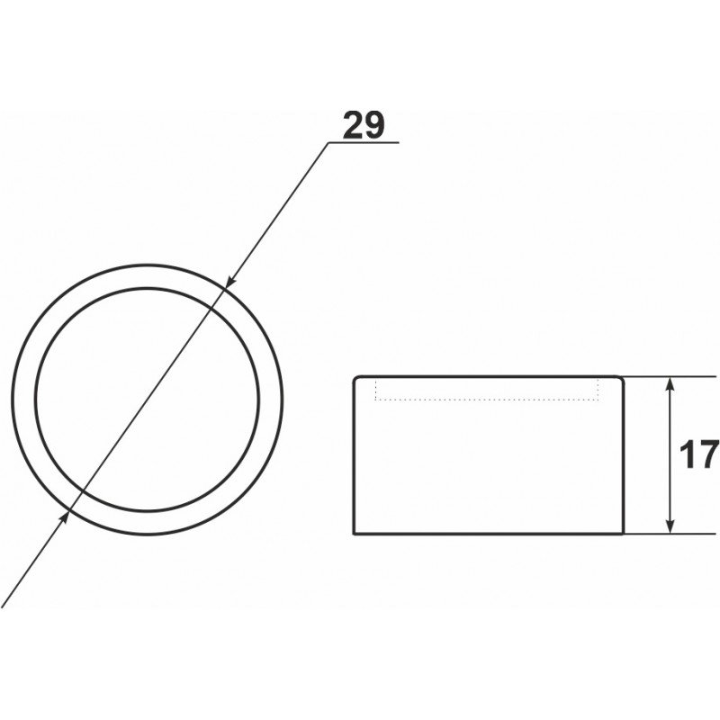 Силіконовий ковпачок для вимикачів кнопкових циліндричних FPSD
