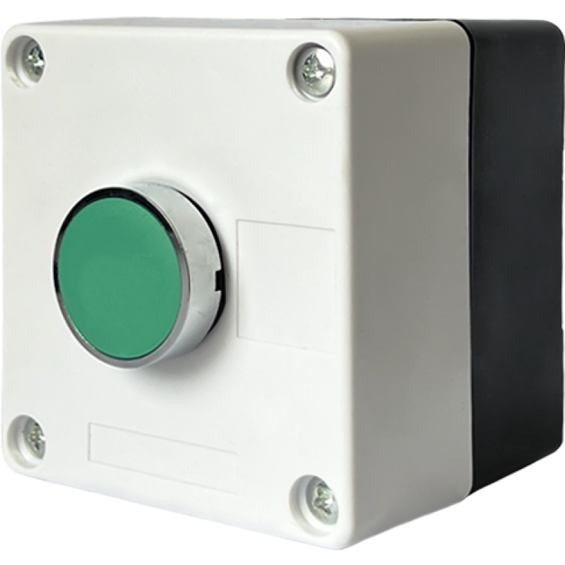 Одномісний пост керування FP4-BOX1W1 з кнопкою Зелений колір