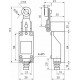 Вимикач шляховий FLS15M8104P65