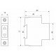 Розетка модульна RMD161
