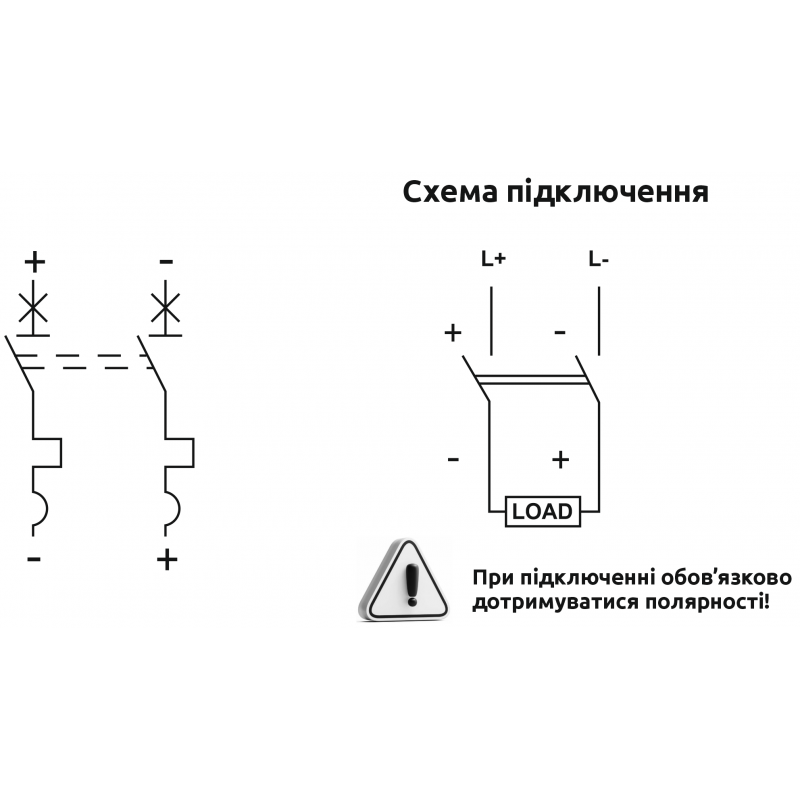 Автоматичний вимикач FB3-63 DC 500V 2P C 2A 10kA EVO