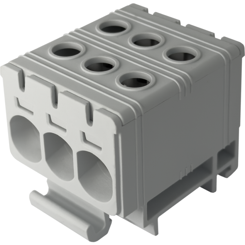 Клема FT1035F 3P,Cu:2.5-35/Al:2.5-35 мм2, сіра