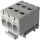Клема FT1035F 3P,Cu:2.5-35/Al:2.5-35 мм2, сіра