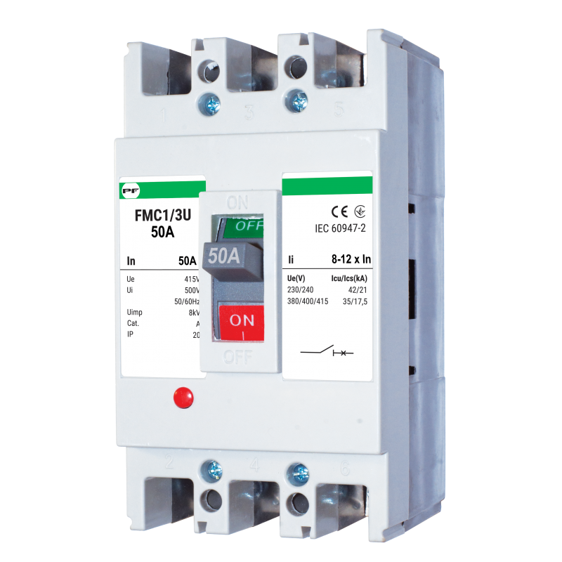 Автоматичний вимикач FMC1/3U 3P 50A 35kA (8-12In)