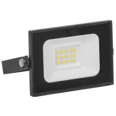 Прожектор СДО 06-10 світлодіодний чорний IP65 4000 K IEK