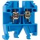 Клемна колодка набірна на DIN-рейку e.tc.din.pro.2.5.blue, синя, без кришки