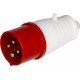 Силова вилка переносна e.plug.pro.4.16, 4п., 380В, 16А (014)