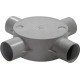 Коробка e.pipe.4.db.stand.25 з'єднувальна трубна, 4 вводи, d25мм