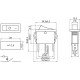 Перемикач клавішний e.switch.key.03, 3 pin, з індикацією