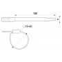 Кабельна стяжка e.ct.uv.180.9, 180х9мм стійка до ультрафіолету