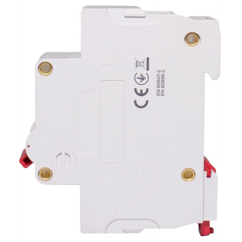 Модульний автоматичний вимикач e.mcb.stand.60.DC.1.C125, 1р, 125А, C, 6кА, DC