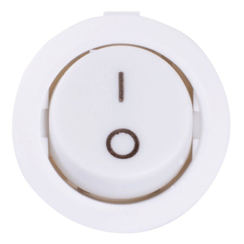 Перемикач клавішний e.switch.key.06, 2 pin, білий