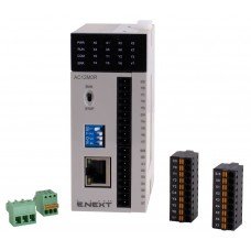 Програмований логічний контролер серії АС 24В 4DI 4DO (relay) 2AI 2AO 1 RS485 1 Ethernet