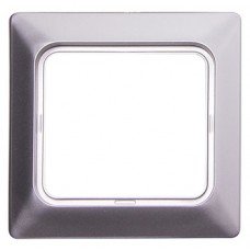 Рамка e.lux.12094L.1.fr.wp.aluminium для вологозахищеної розетки, "алюміній"