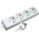 Подовжувач e.es.4.5.z.b 4 гнізда, 5м, з з/к, baby protect