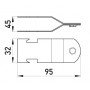 Затискач профілю монтажного e.industrial.strut.clamp.1-1/2" для труб 1-1/2"
