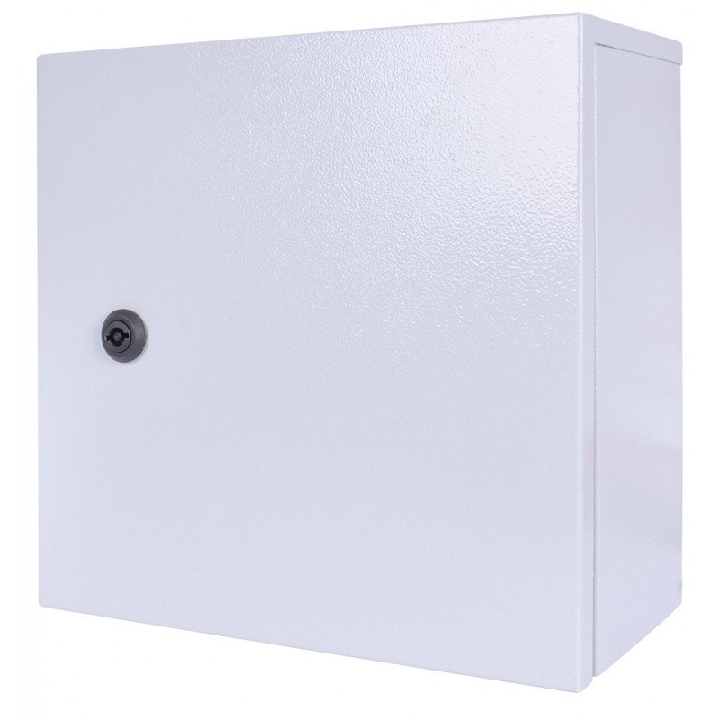 Корпус металевий e.mbox.stand.p.30.30.20 IP54 з монтажною панеллю (300x300x200)
