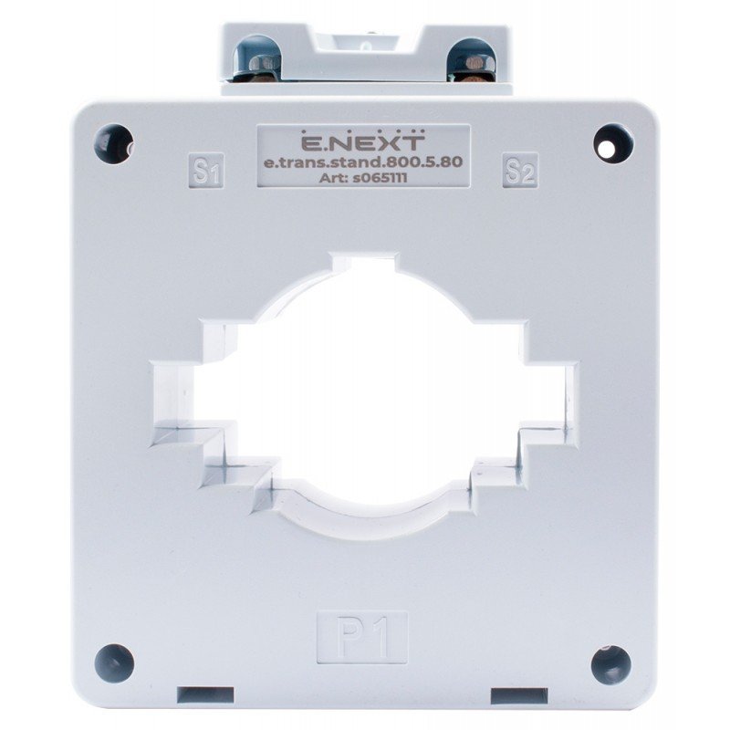 Трансформатор струму вимірювальний e.trans.stand.800.5.80, 800/5 А, клас 0,5, габарит 80