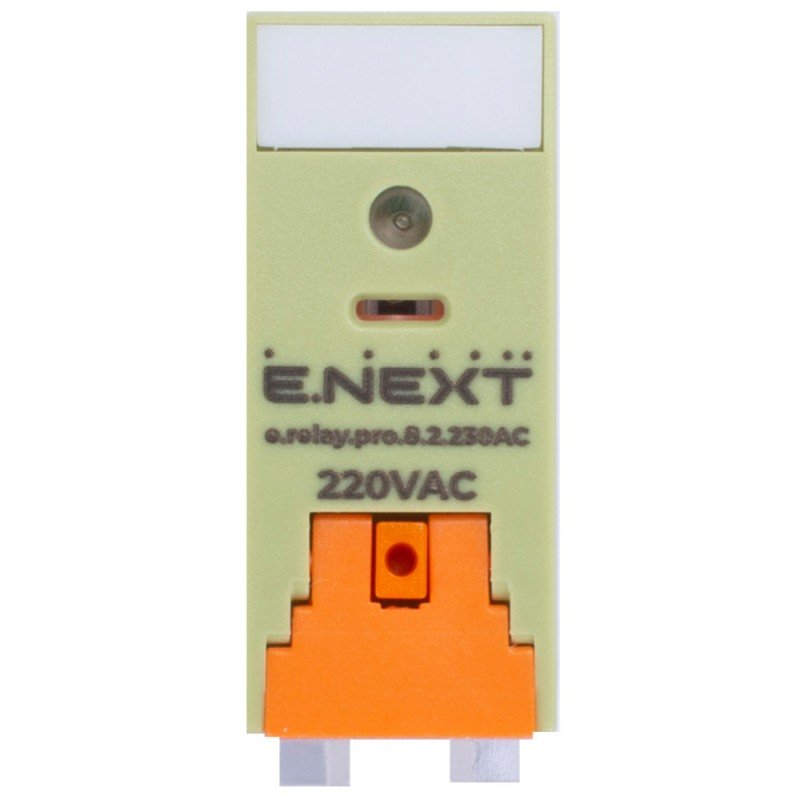 Реле проміжне e.relay.pro.8.2.230AC, 8А, 2 групи контактів, котушка 230В АC