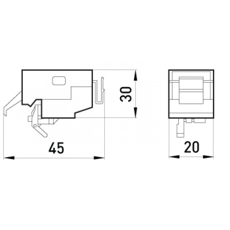 Незалежний розчіплювач e.industrial.ukm.60.FL.220, 220В