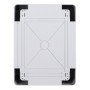 Корпус з ABS-пластику e.plbox.pro.p.40.30.21.tr з прозорими дверцятами 400x300x210мм ІР65