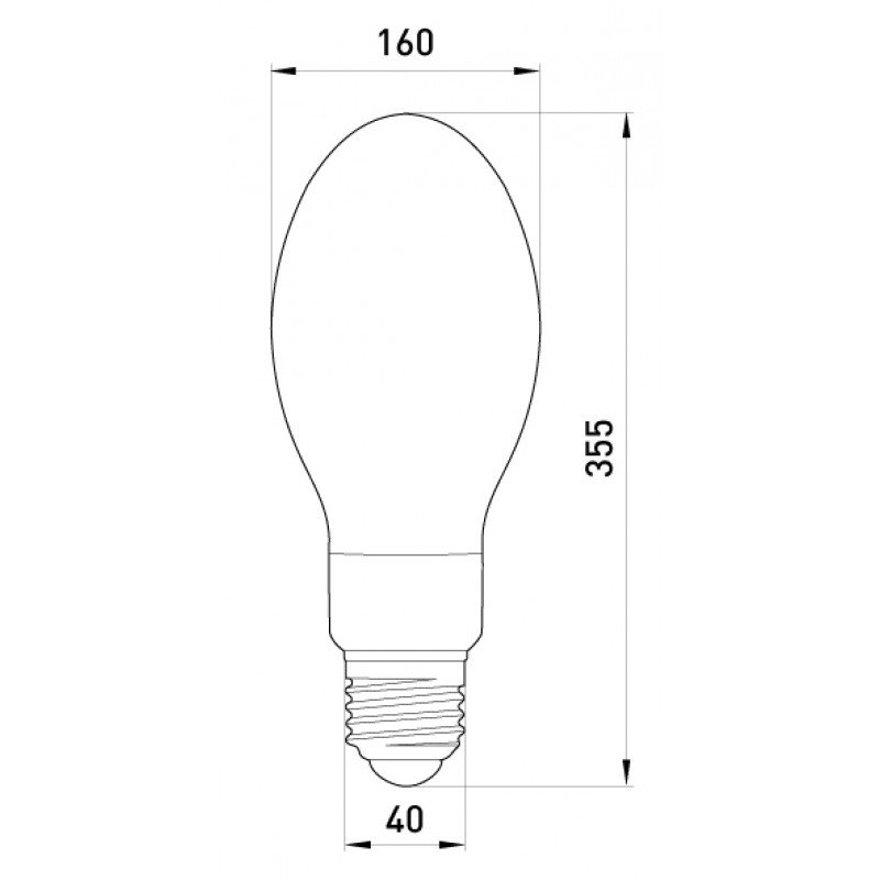 Лампа ртутна високого тиску e.lamp.hpl.e40.1000, Е40, 1000 Вт