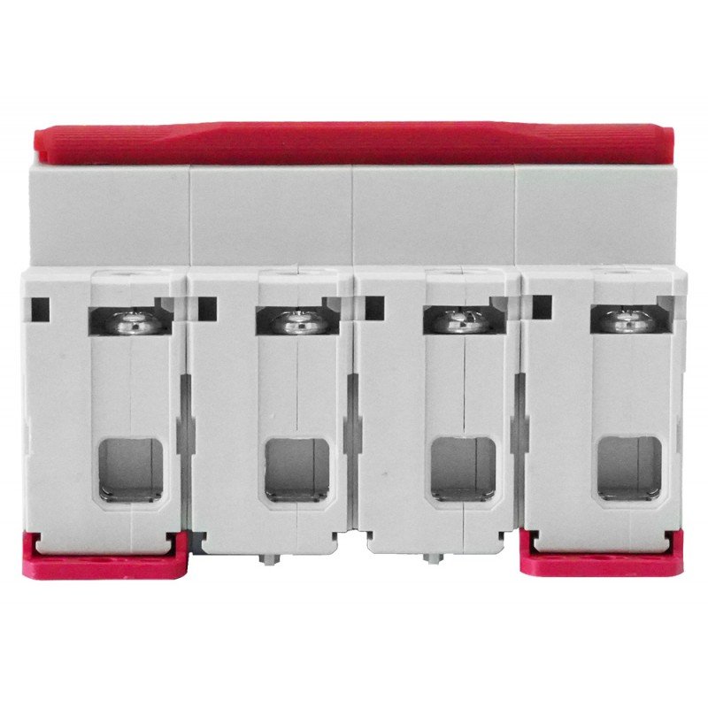 Модульний автоматичний вимикач e.industrial.mcb.150.4.C80, 4р, 80А, C, 15кА