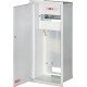 Шафа розподільна e.mbox.RW-3-Z/O металічна, що вбудовується, під 3-ф. лічильник, 12 мод., з замком, з віконцем, 560х255х185 мм