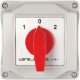 Пакетний перемикач LK16/3.323-ОВ/45 в корпусі, 3p, 1-0-2, 16А, IP44