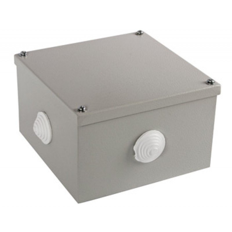 Коробка розподільча металева e.db.stand.kr20.200.200.90.ip54