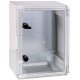 Корпус удароміцний з АБС-пластика e.plbox.400.500.175.tr, 400х500х175мм, IP65 з прозорими дверцятами