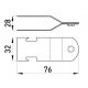 Затискач профілю монтажного e.industrial.strut.clamp.1" для труб 1"